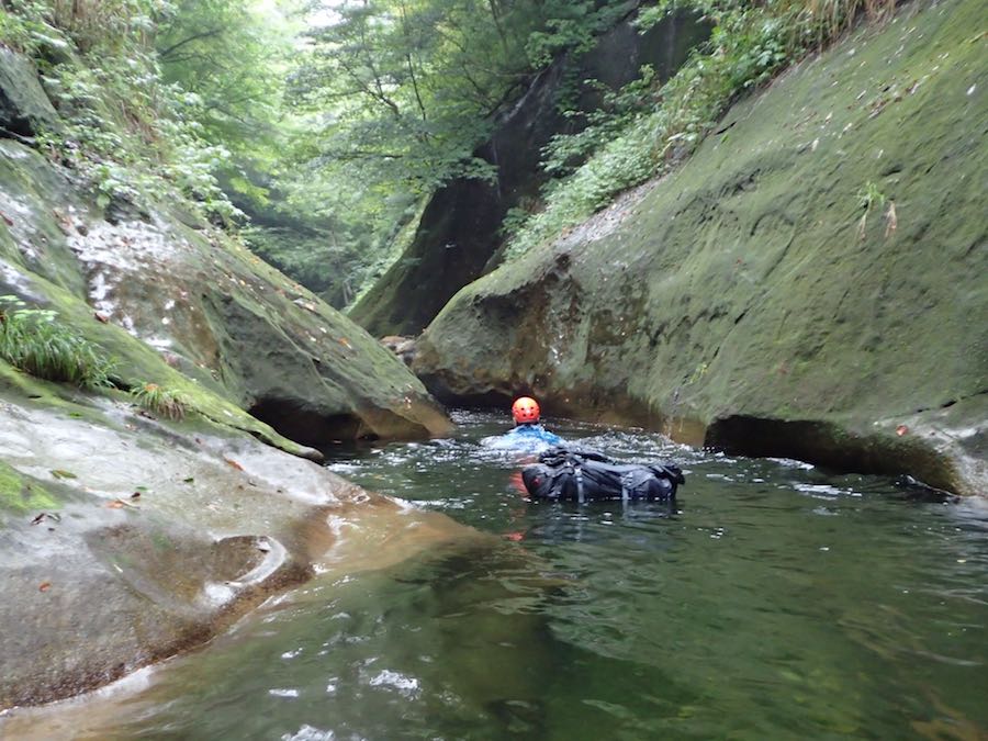 東北の二口山塊・大行沢「デート沢」だけじゃない硬派の一面も（前編）